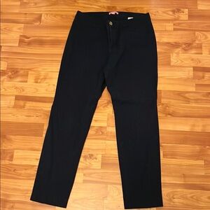 women's size 8 Lilly Pulitzer navy blue Pants- skinny leg .LILLY PULITZER PANTS
